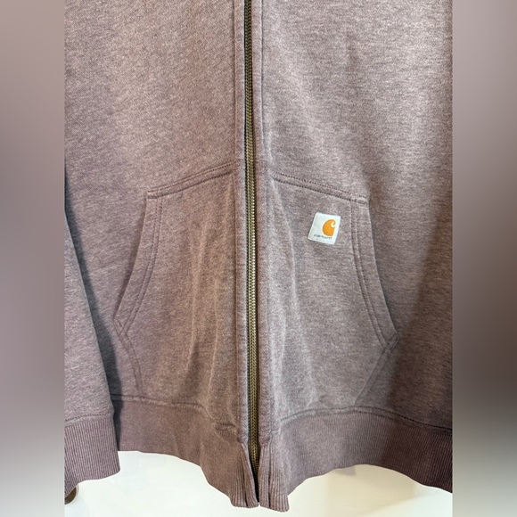 Carhartt Women’s Heather Purple Clarksburg Sherpa Zip-Up Jacket - Size XXL - Picture 2 of 7